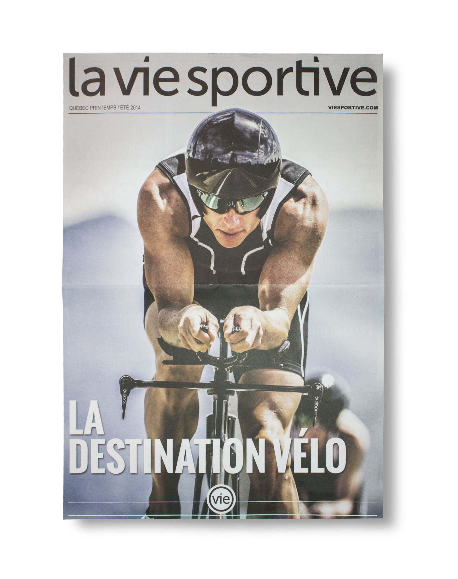 Encart La Vie Sportive LA destination vélo cover édition 2014